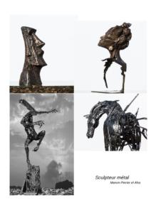 Artistes sculpteursMétal, Bronze, Céramique, Ciment.